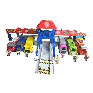 Paw Patrol Big Truck Pups Transforming Highway Rescue HQ Playset 6 Vehicles Figs